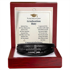 To My Boy Graduation Memories (Love You Forever) – Cross Bracelet ShineOn Fulfillment