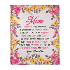 Mom You Will My Love In It – Coral Fleece Blanket ShineOn Fulfillment