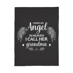 I Have an Angel in Heaven, I Call Her Grandma – Coral Fleece Blanket ShineOn Fulfillment