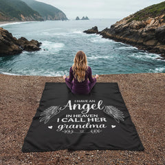 I Have an Angel in Heaven, I Call Her Grandma – Coral Fleece Blanket ShineOn Fulfillment