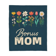 Bonus Mom – Jersey Fleece Blanket ShineOn Fulfillment