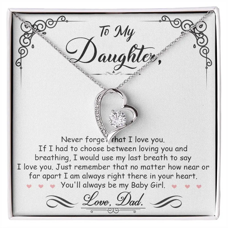 My Baby Girl - Forever Love Necklace ShineOn Fulfillment