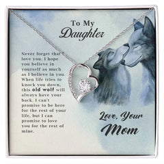 Old Wolf - Forever Love Necklace ShineOn Fulfillment