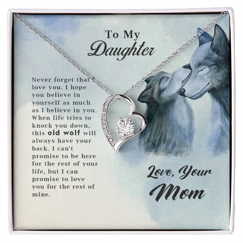 Old Wolf - Forever Love Necklace ShineOn Fulfillment