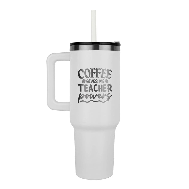 Coffee Gives Me Powers - Teachers Mug ShineOn Fulfillment