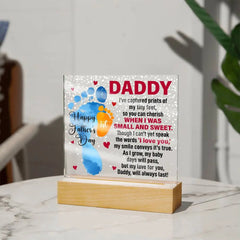 When I Was Small and Sweet - Acrylic Square ShineOn Fulfillment