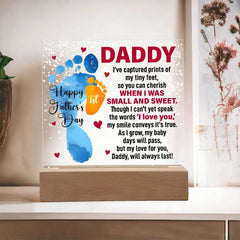 When I Was Small and Sweet - Acrylic Square ShineOn Fulfillment