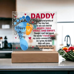 When I Was Small and Sweet - Acrylic Square ShineOn Fulfillment