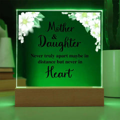 To My Daughter Distance – Acrylic Square ShineOn Fulfillment