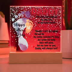 When I Was Small and Sweet - Acrylic Square ShineOn Fulfillment
