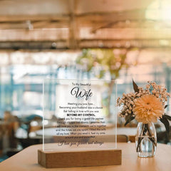 To My Wife Fate – Acrylic Square ShineOn Fulfillment