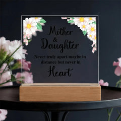 To My Daughter Distance – Acrylic Square ShineOn Fulfillment