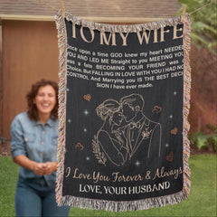 To My Wife - Heirloom Blanket ShineOn Fulfillment