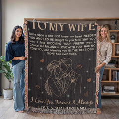 To My Wife - Heirloom Blanket ShineOn Fulfillment