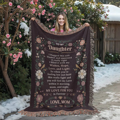 To My Daughter - Heirloom Blanket ShineOn Fulfillment