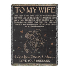 To My Wife - Heirloom Blanket ShineOn Fulfillment